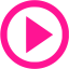 deep pink arrow 40 icon