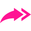 deep pink arrow 59 icon