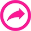 deep pink arrow 62 icon