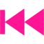 deep pink arrow 70 icon