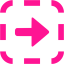 deep pink arrow right 7 icon