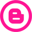 deep pink blogger 5 icon