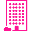 deep pink building icon