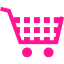 deep pink cart 10 icon