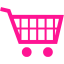 deep pink cart 19 icon