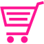 deep pink cart 34 icon