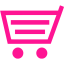 deep pink cart 9 icon