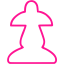 deep pink chess 13 icon