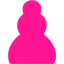 deep pink chess 19 icon