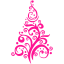 deep pink christmas 23 icon