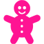 deep pink christmas 35 icon