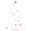 deep pink christmas 50 icon