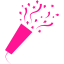 deep pink confetti 2 icon