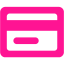 deep pink credit card 7 icon