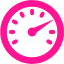 deep pink dashboard 2 icon