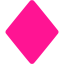 deep pink diamonds icon