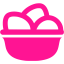 deep pink eggs icon