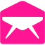 deep pink email 10 icon