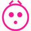 deep pink emoticon 35 icon