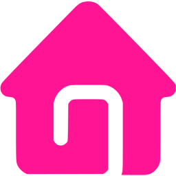 Deep pink home 4 icon - Free deep pink home icons