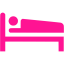 deep pink hotel icon