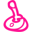 deep pink joystick 5 icon