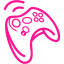 deep pink joystick 6 icon