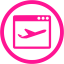 deep pink landing page 3 icon