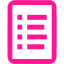 deep pink list ingredients icon