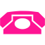 deep pink phone 12 icon