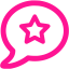 deep pink popular topic icon