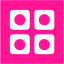 deep pink posterous spaces 2 icon