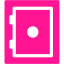 deep pink safe icon