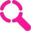 deep pink search 16 icon