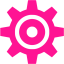 deep pink settings 9 icon