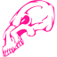 deep pink skull 18 icon