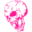 deep pink skull 9 icon