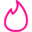 deep pink tinder 2 icon