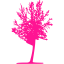 deep pink tree 27 icon