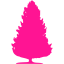 deep pink tree 64 icon