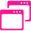 deep pink window 5 icon