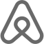 dim gray airbnb icon