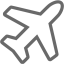 dim gray airplane 5 icon