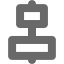 dim gray align center icon