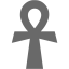dim gray ankh icon