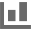 dim gray bar chart 10 icon