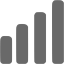 dim gray bar chart 3 icon