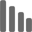 dim gray bar chart 4 icon