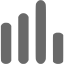 dim gray bar chart 7 icon