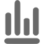 dim gray bar chart 8 icon